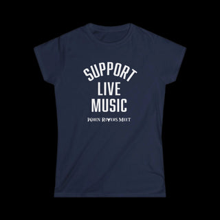 CHICKS SUPPORT LIVE MUSIC T-SHIRT